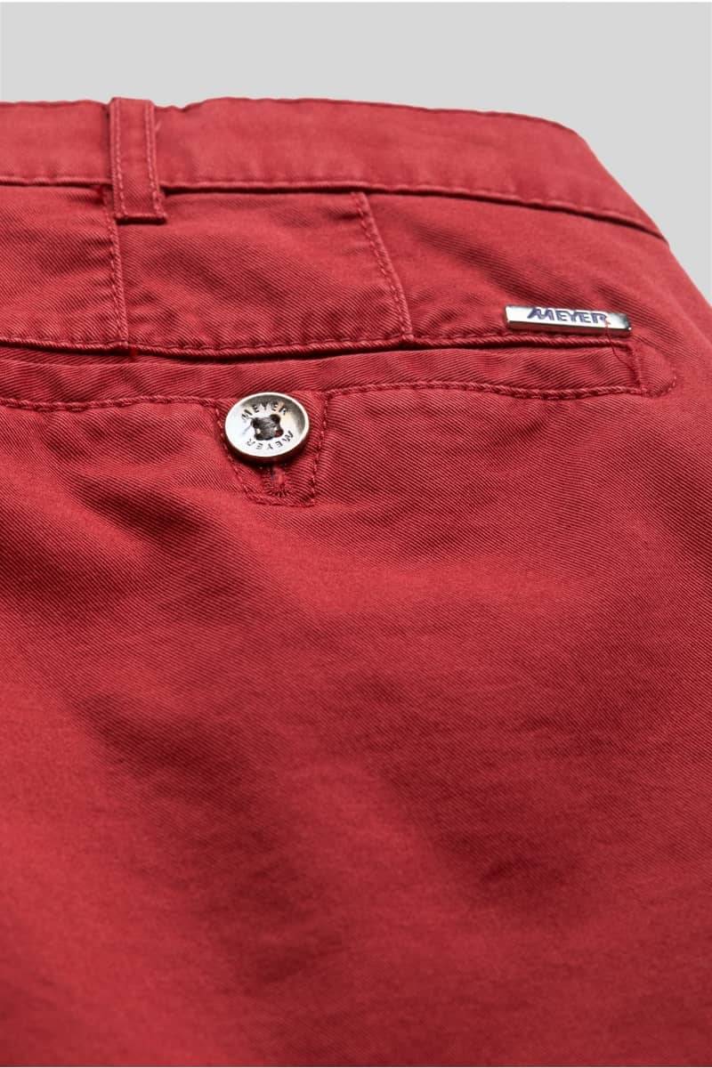 Meyer Pantalone rosso meyer in cotone stretch regular fit Promozione Limitata