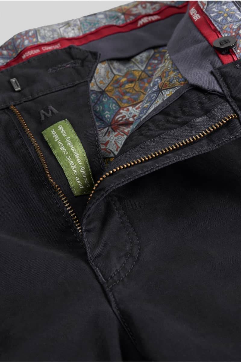 Meyer Pantalone blu meyer in cotone stretch regular fit Fino Al -60%