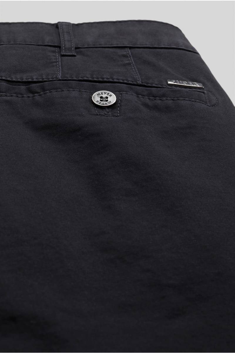 Meyer Pantalone blu meyer in cotone stretch regular fit Fino Al -60%