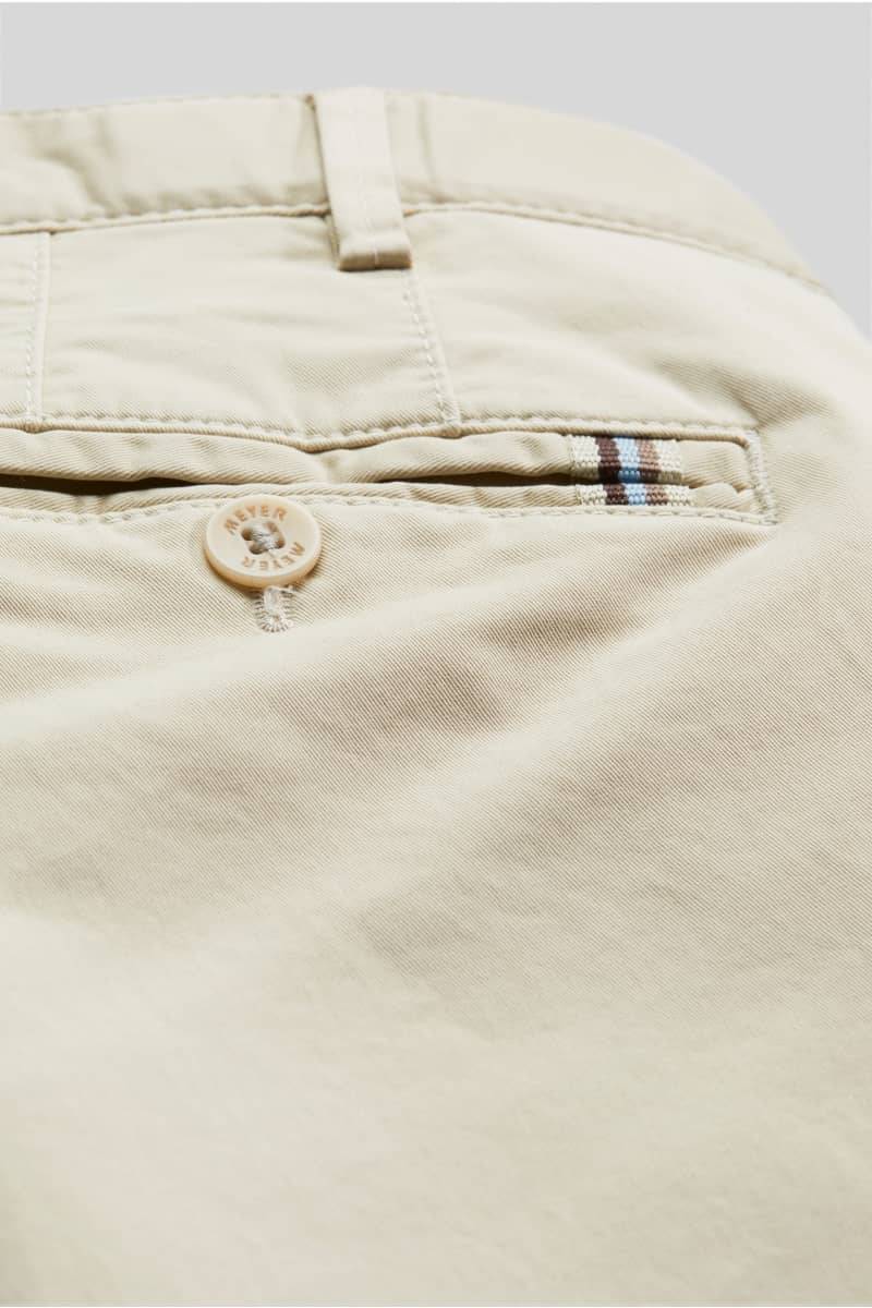 Meyer Pantalone beige meyer in cotone fairtrade modern fit Shopping Online