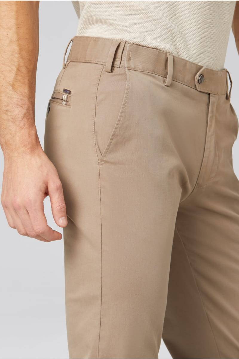 Meyer Pantalone cammello meyer in cotone fairtrade modern fit Affare Del Giorno