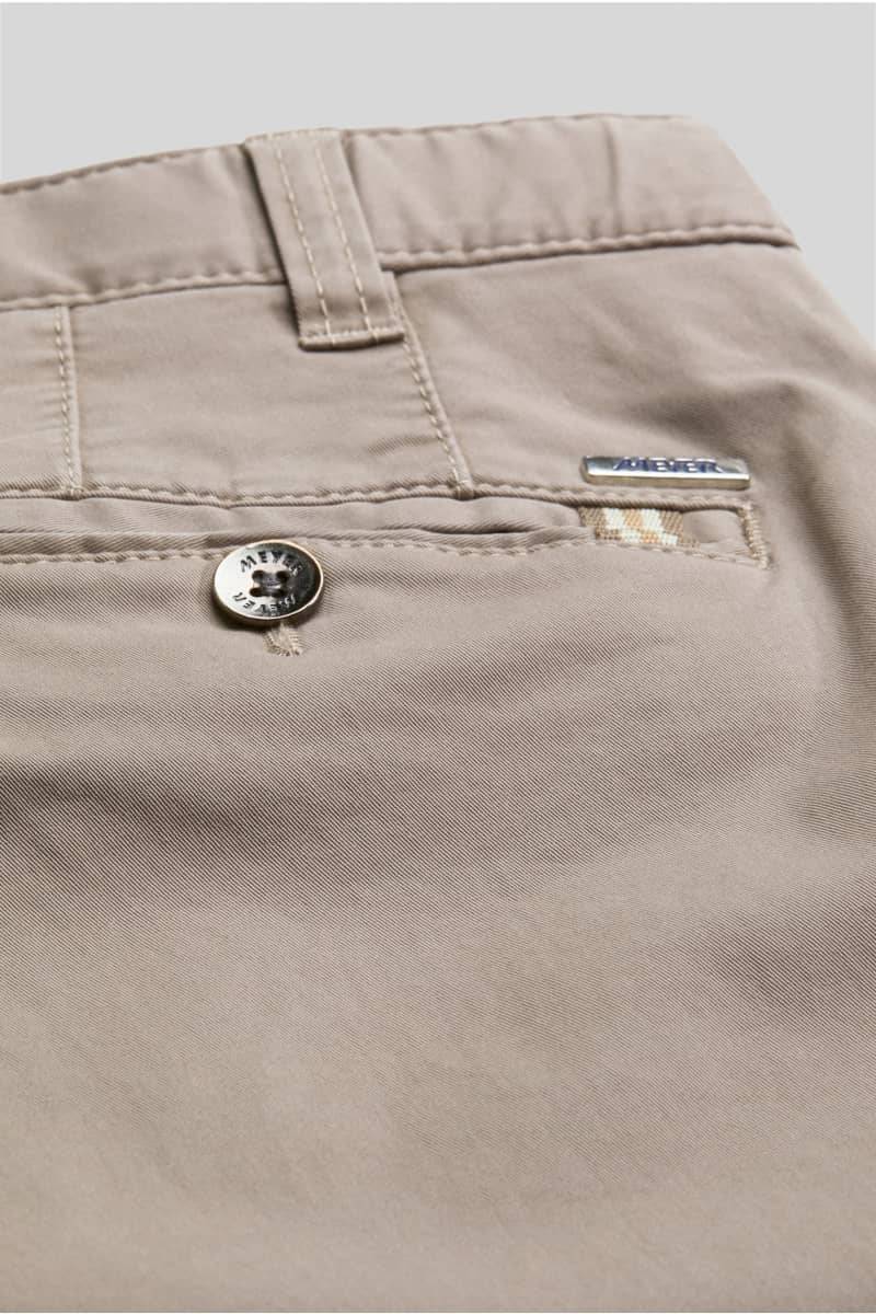 Meyer Pantalone tortora meyer in cotone fairtrade modern fit Prezzo Ridotto