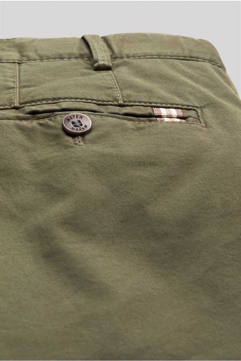 Meyer Pantalone verde oliva meyer in cotone fairtrade modern fit Sottocosto