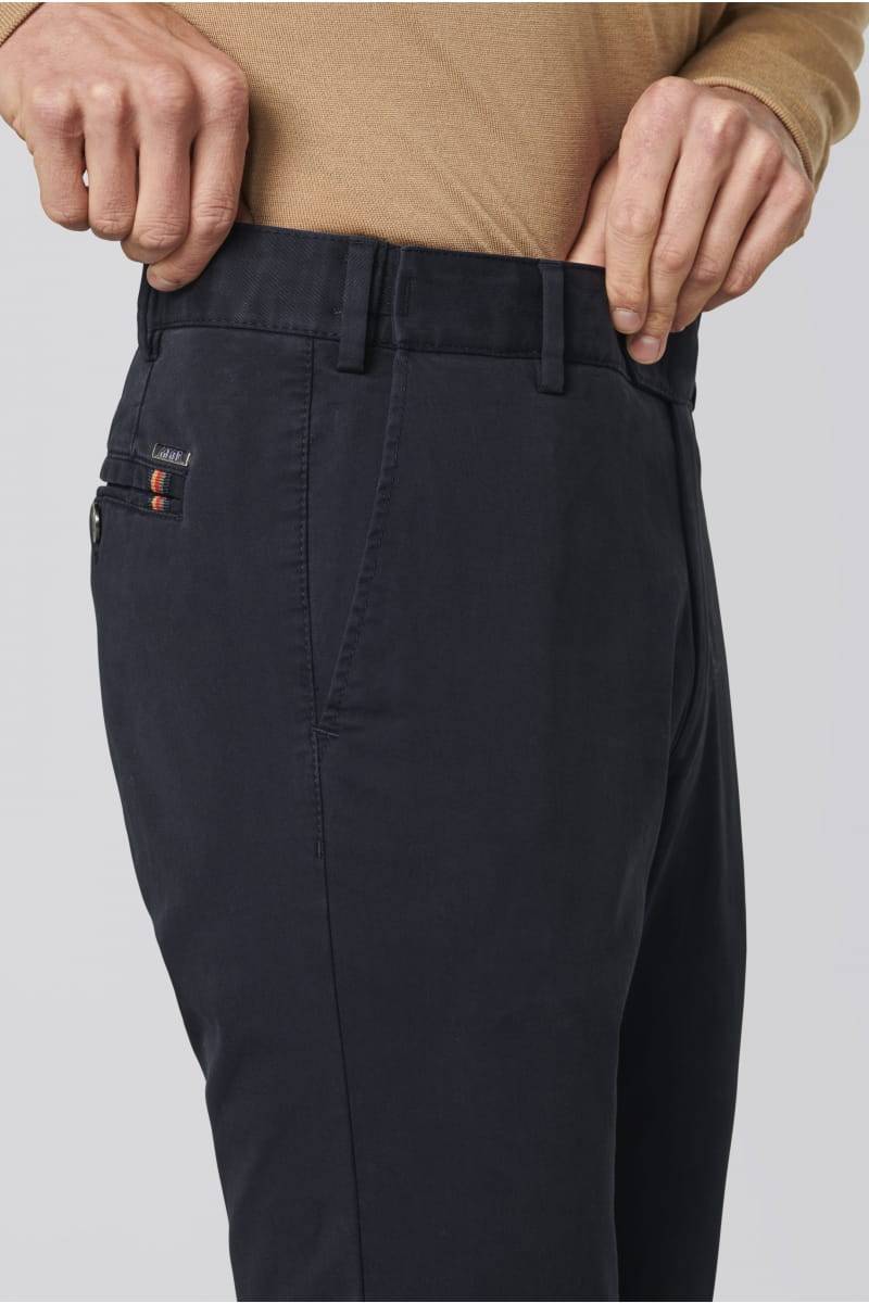 Meyer Pantalone blu meyer in cotone fairtrade modern fit Convenienza