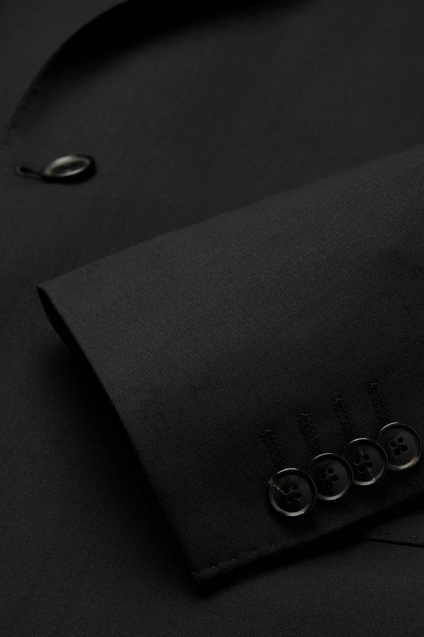 Digel Abito nero digel drop sei modern fit in lana cerruti super 110's Saldi Di Fabbrica