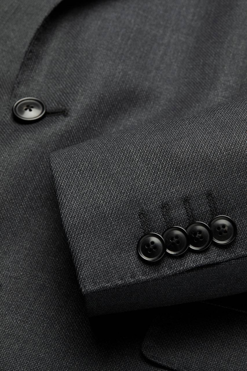 Digel Abito grigio scuro digel drop quattro corto in lana vitale barberis canonico Vendite Flash