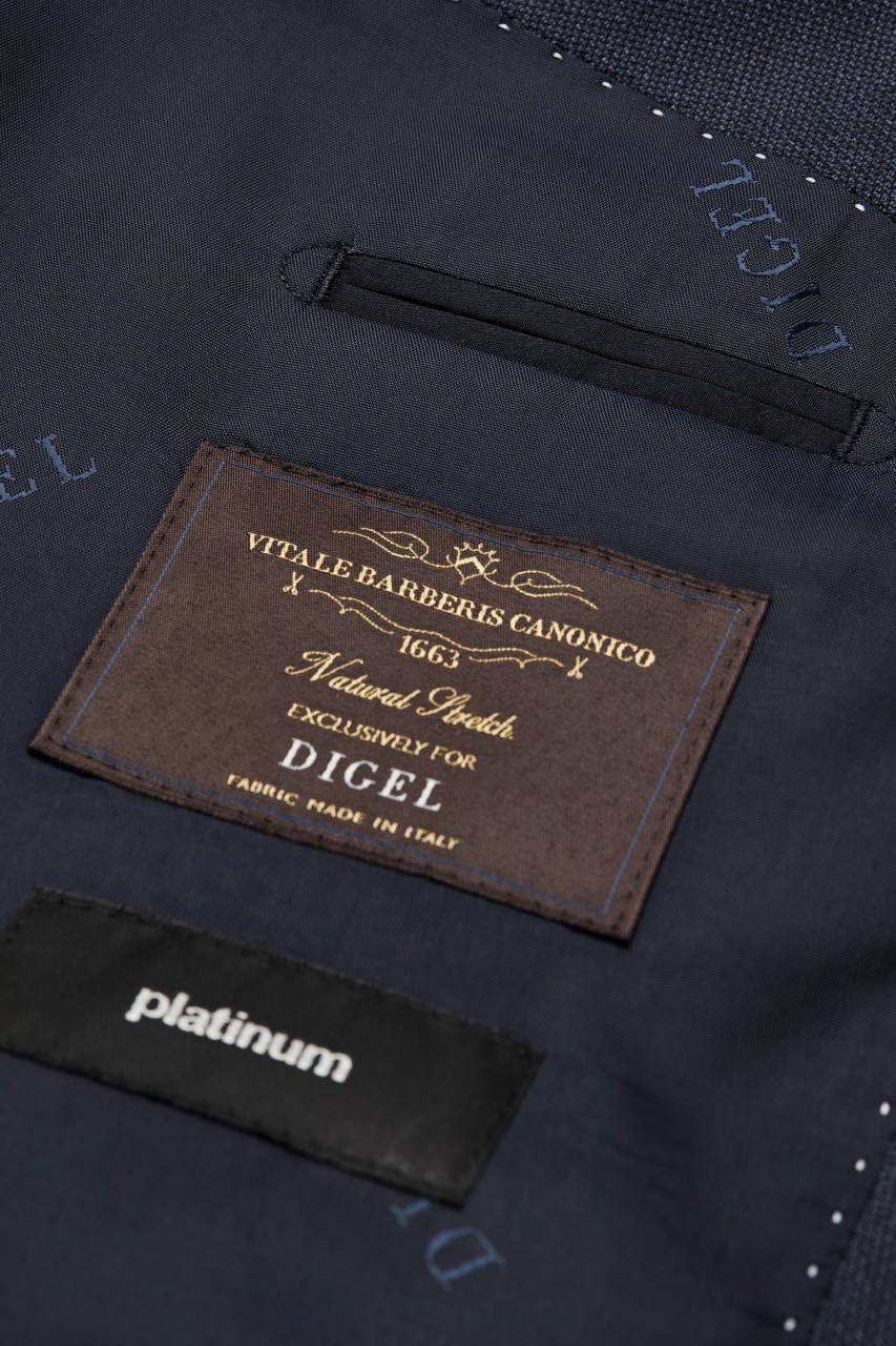 Digel Abito blu napoli digel drop quattro corto in lana vitale barberis canonico Negozio