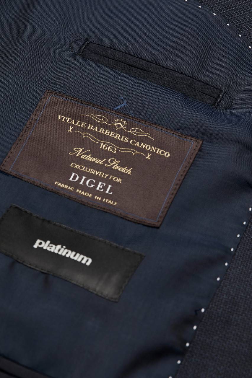 Digel Abito blu digel drop sei modern fit in lana vitale barberis canonico Spedizione gratuita