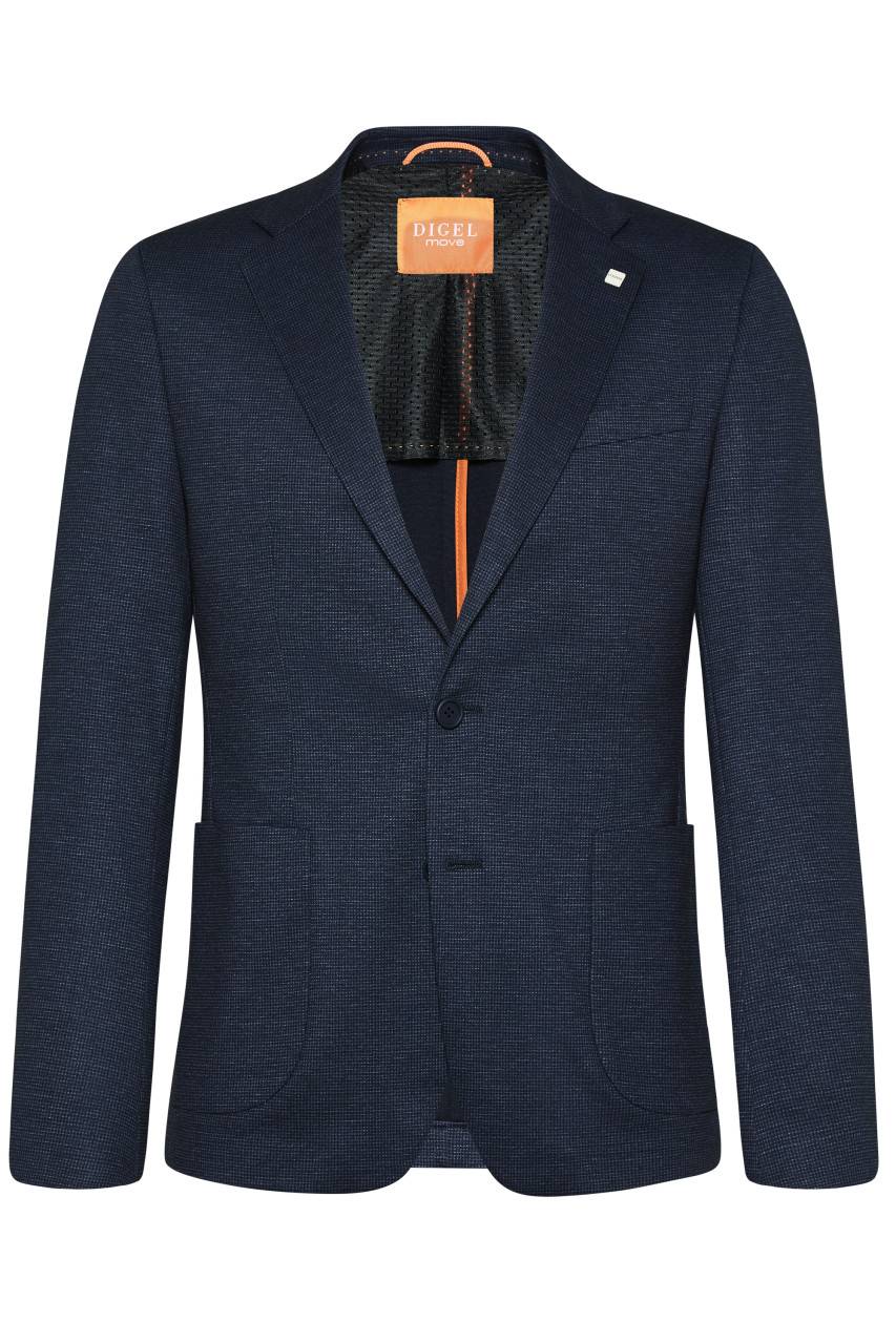 Digel Abito digel in jersey extra slim fit blu a quadretti Fornitura limitata