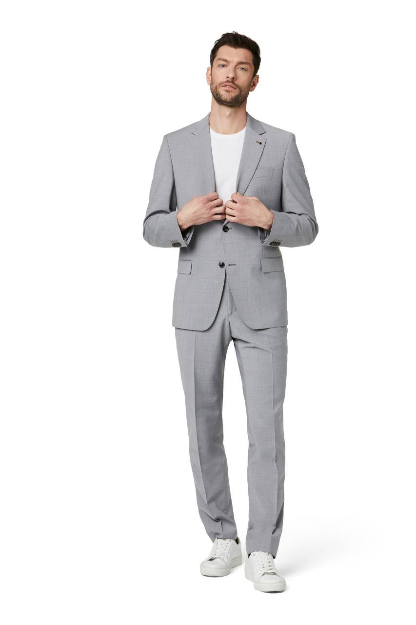 Digel Abito drop quattro digel grigio chiaro in lana stretch easywool Black Friday
