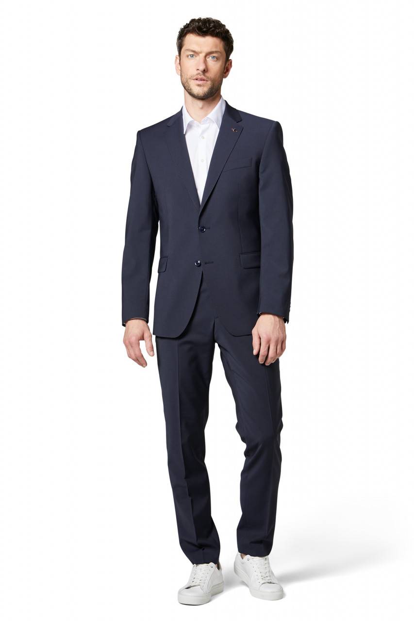 Digel Abito drop quattro digel blu in lana stretch easywool Cyber Monday