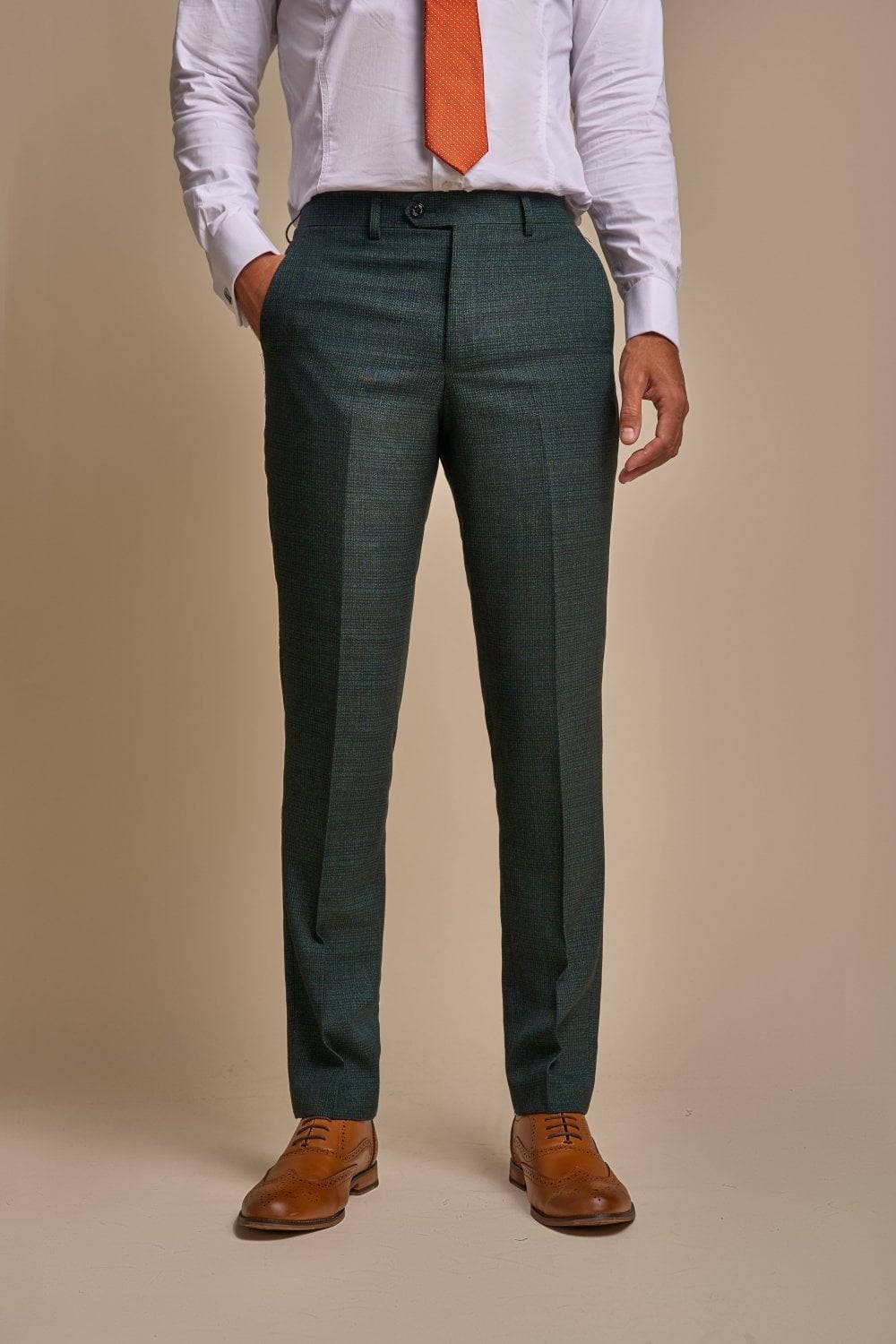 House of Cavani Abito cavani doppiopetto verde a quadri slim fit Offerta Giorno del Papà