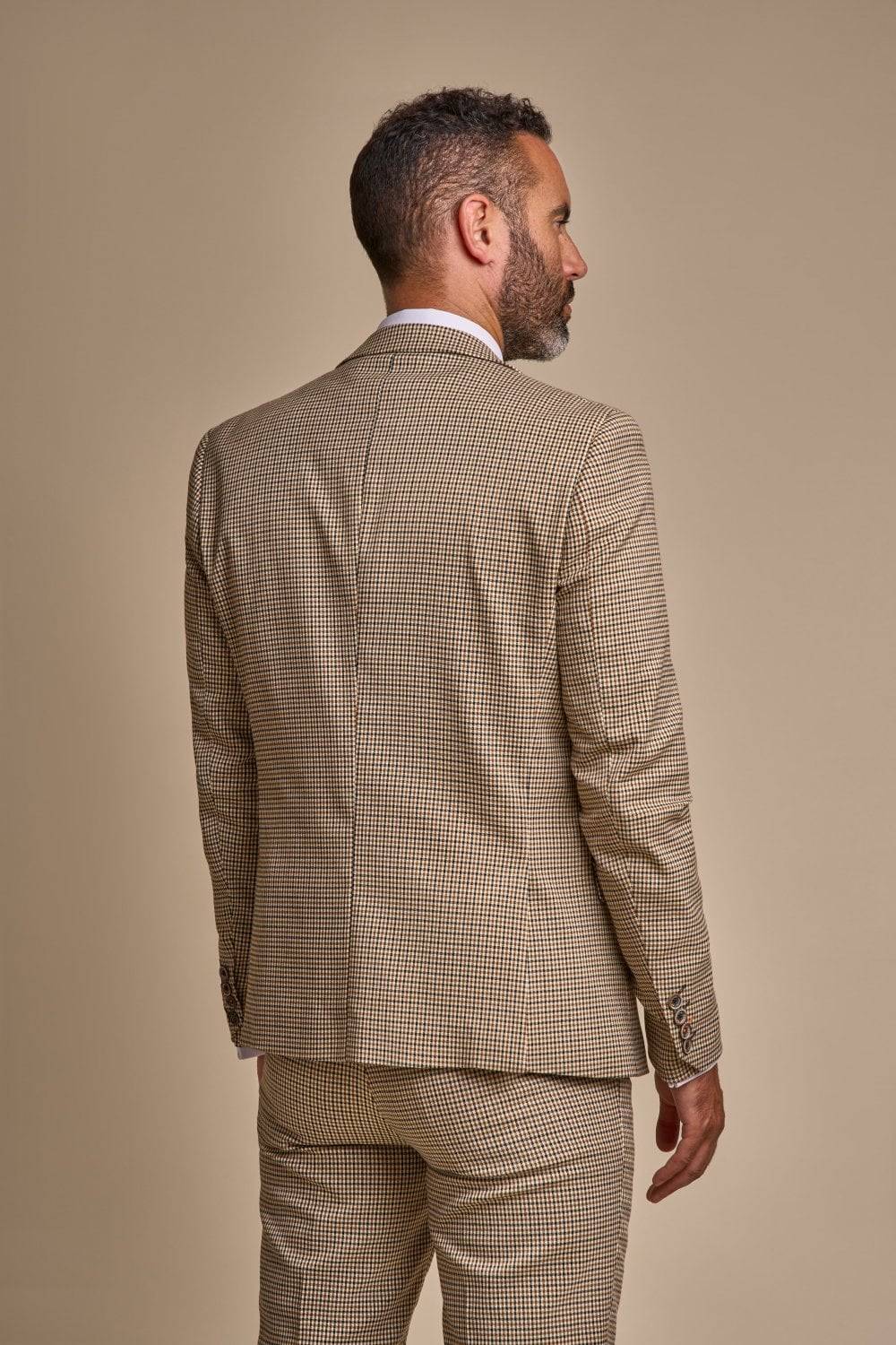 House of Cavani Abito cavani a pied de poule slim fit con panciotto Offerta Anniversario