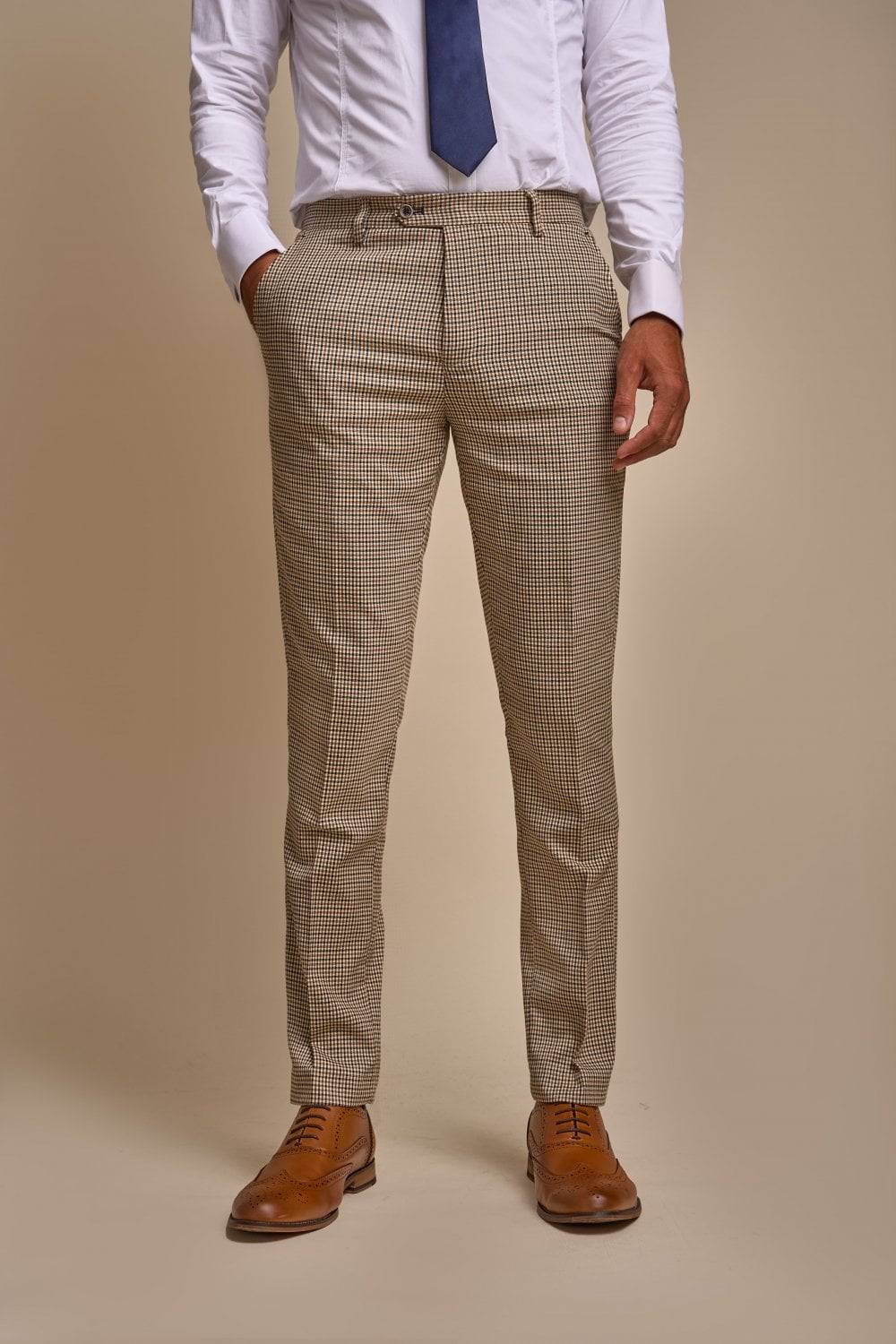 House of Cavani Abito cavani a pied de poule slim fit con panciotto Offerta Anniversario