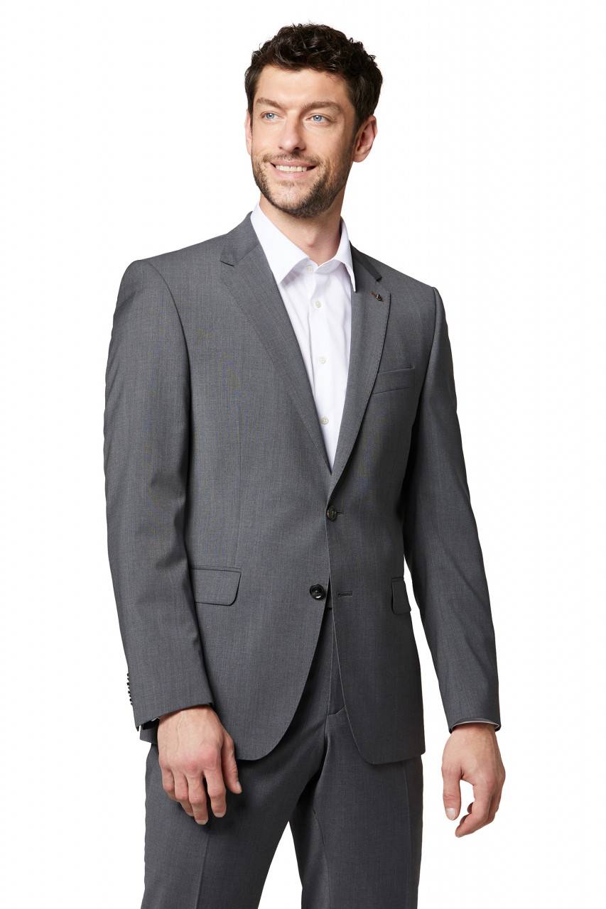 Digel Abito grigio medio digel in lana stretch easywool modern fit