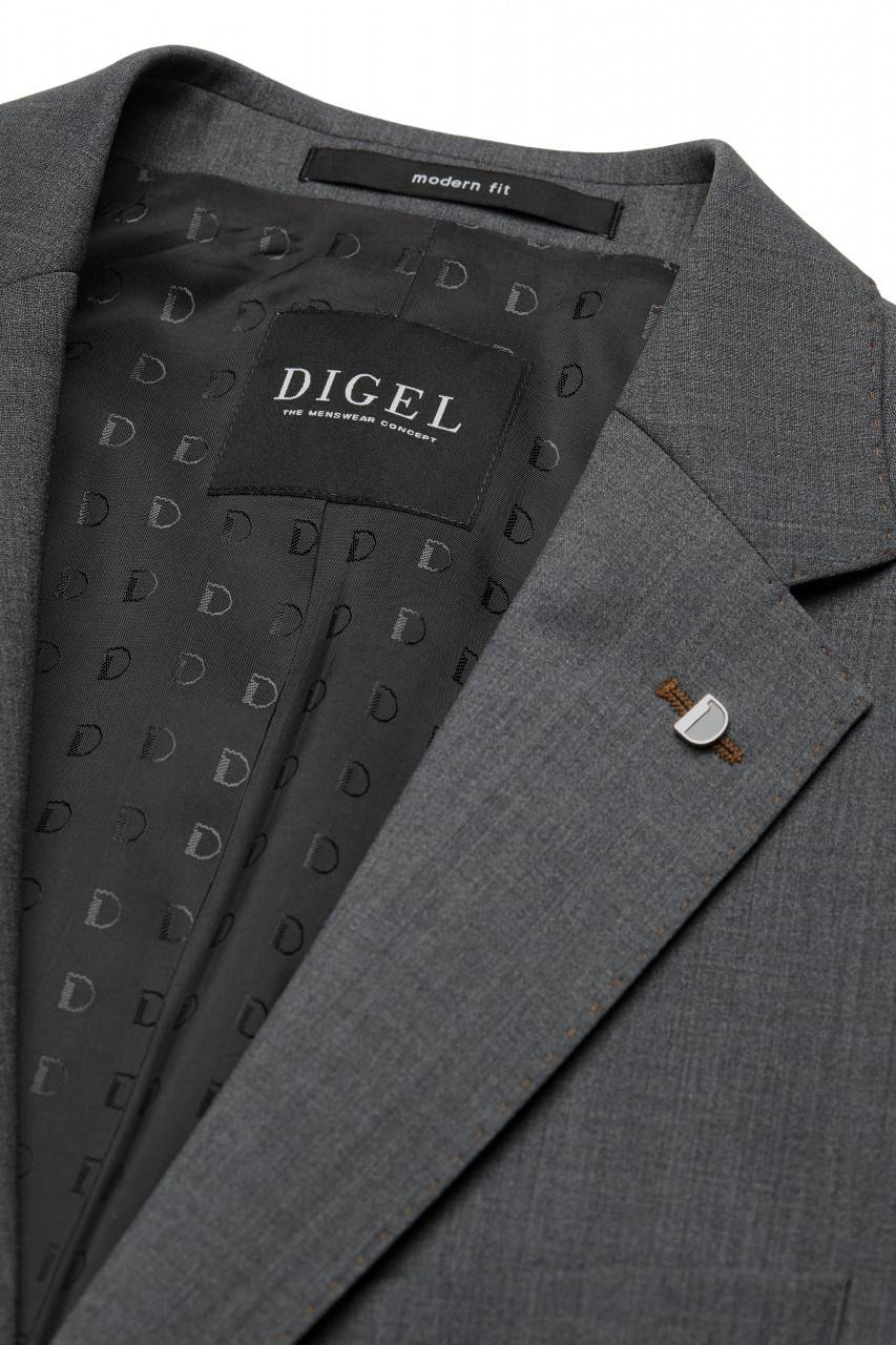 Digel Abito grigio medio digel in lana stretch easywool modern fit Offerta migliore