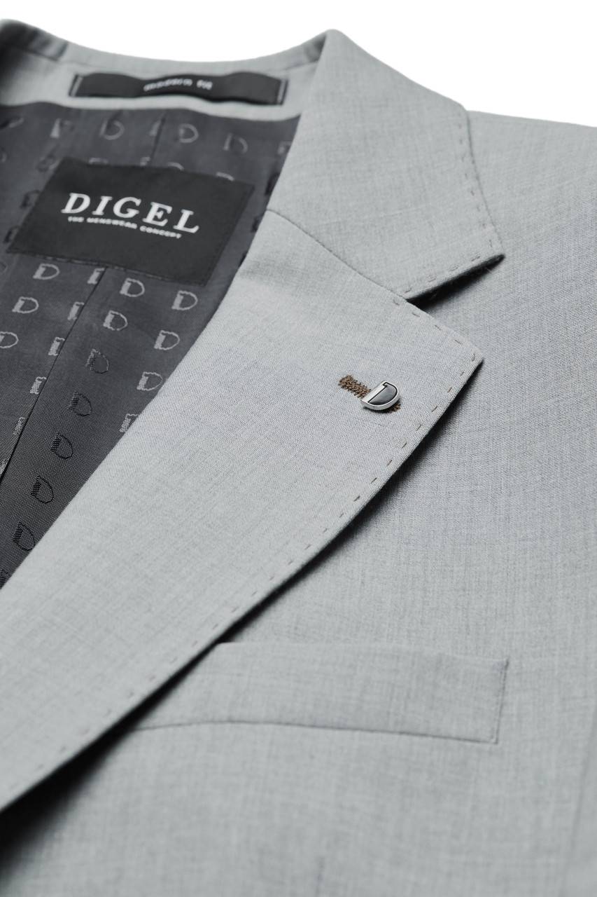 Digel Abito grigio chiaro digel in lana stretch easywool modern fit Latest fashion