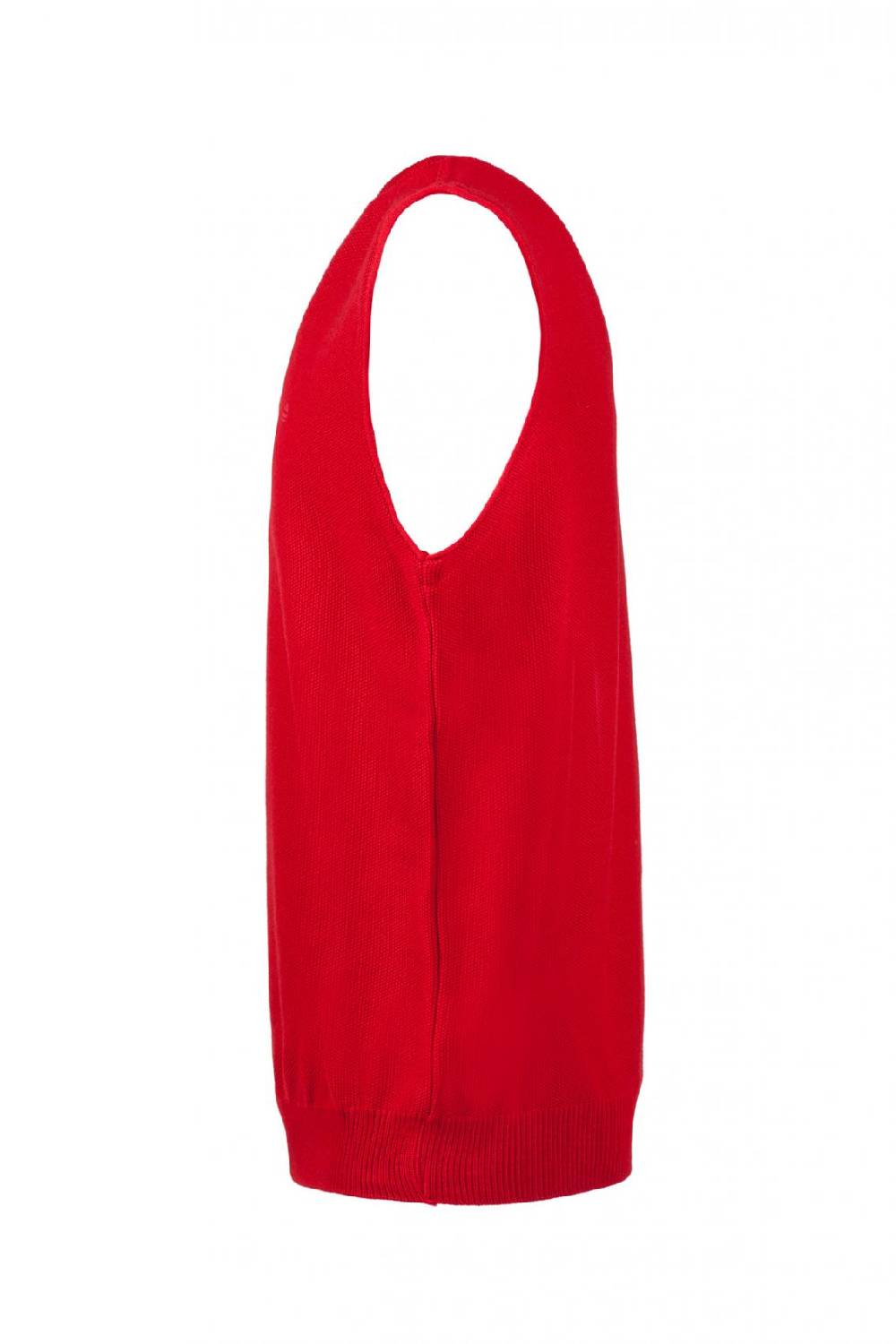 Green Coast Gilet rosso con scollo a v green coast modern fit Only for today