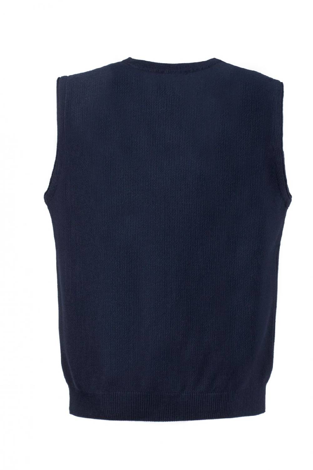 Green Coast Gilet blu con scollo a v green coast modern fit Offerta speciale della fabbrica