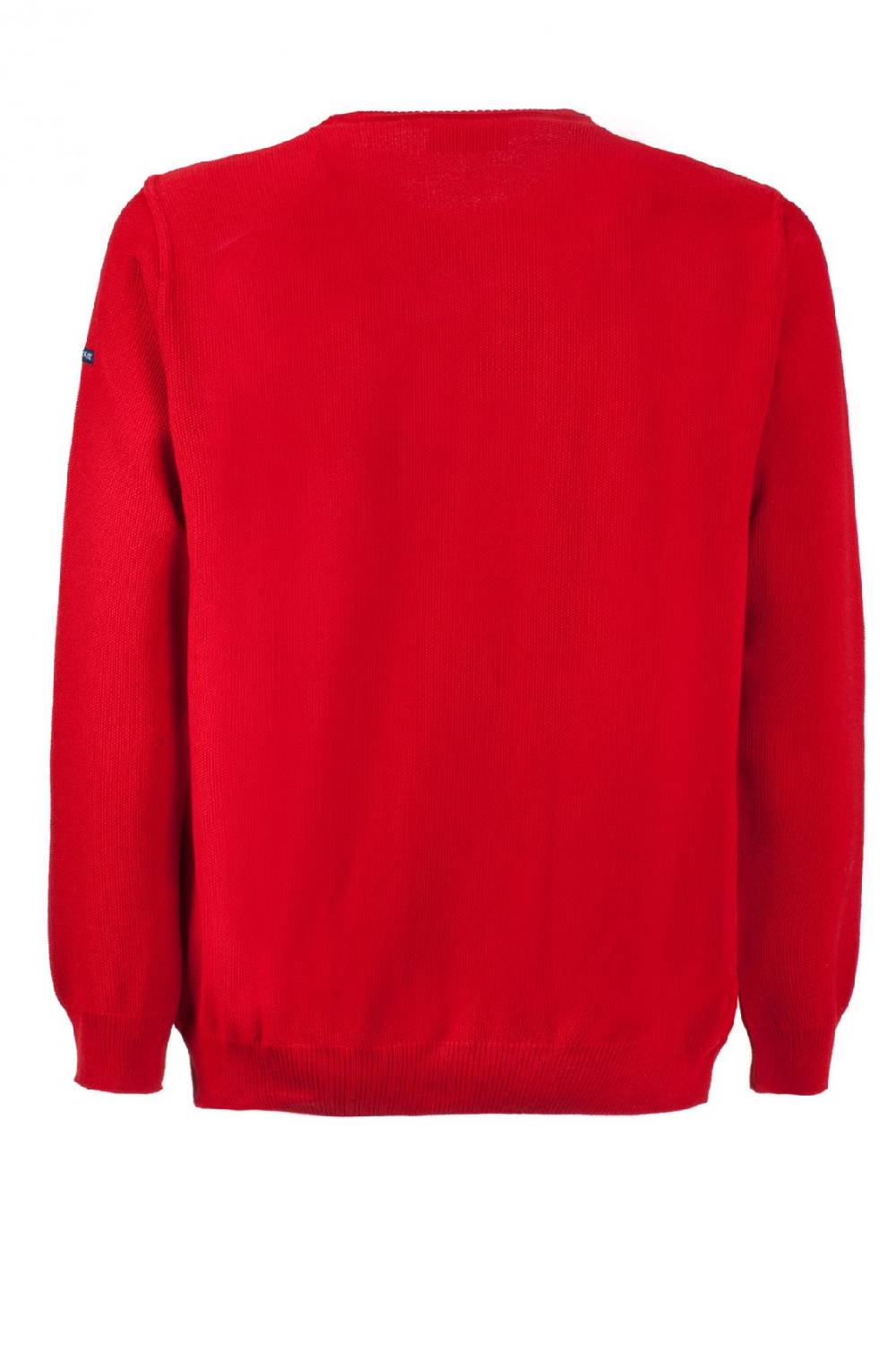 Green Coast Maglione regular fit a giro collo rosso green coast made in italy Fino al 55% di sconto