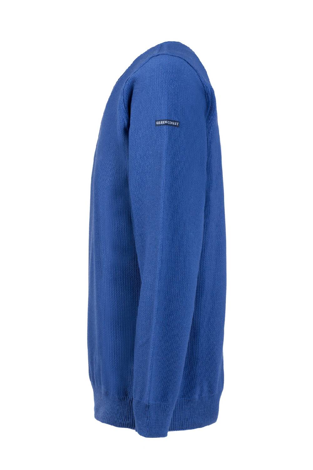Green Coast Maglione regular fit a giro collo azzurro green coast made in italy Discount Store per i nuovi prodotti