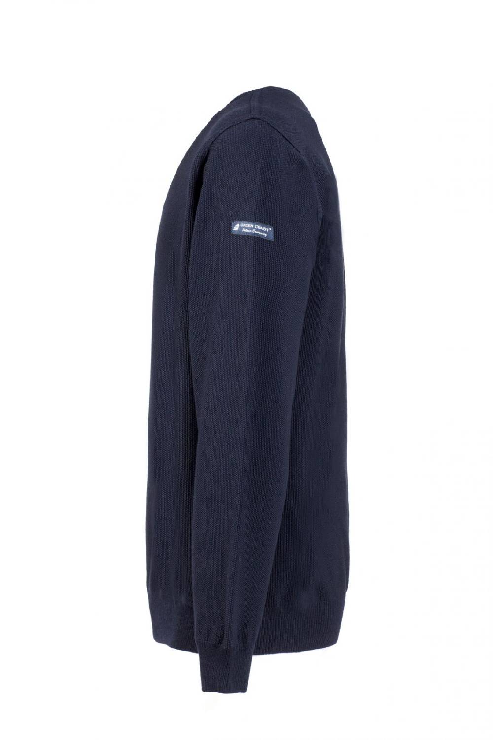 Green Coast Maglione regular fit a girocollo blu green coast made in italy Solo un giorno rimasto