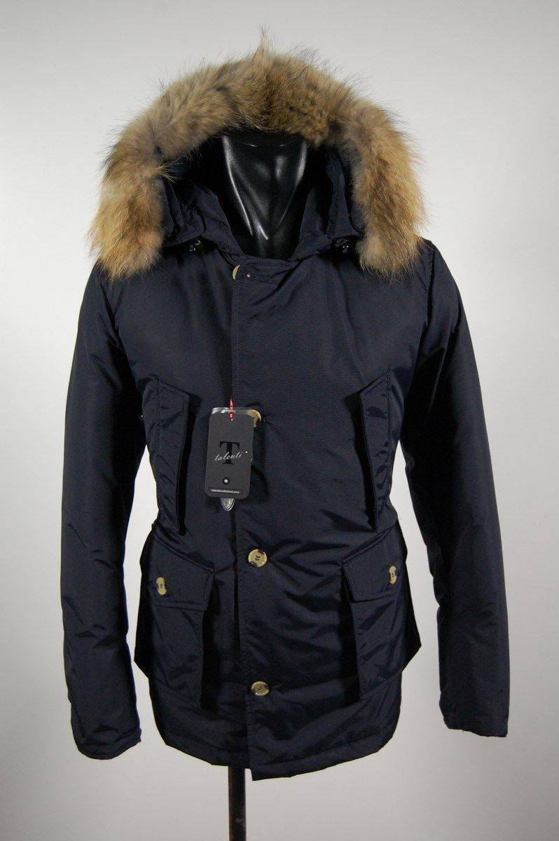 Talenti Giaccone modello woolrich in vera piuma d'oca In vendita