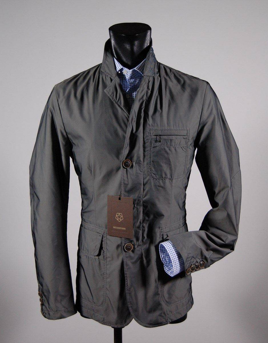 Milestone Giacca field jacket con toppe grigio milestone Sconti questo mese