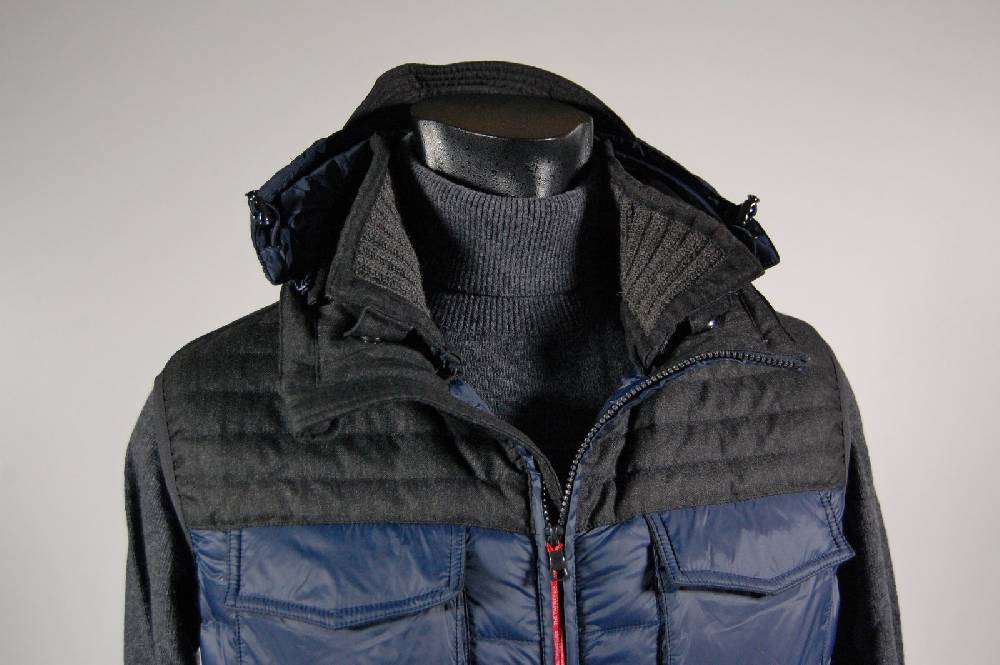 Talenti Gilet smanicato blu in piuma talenti Italy