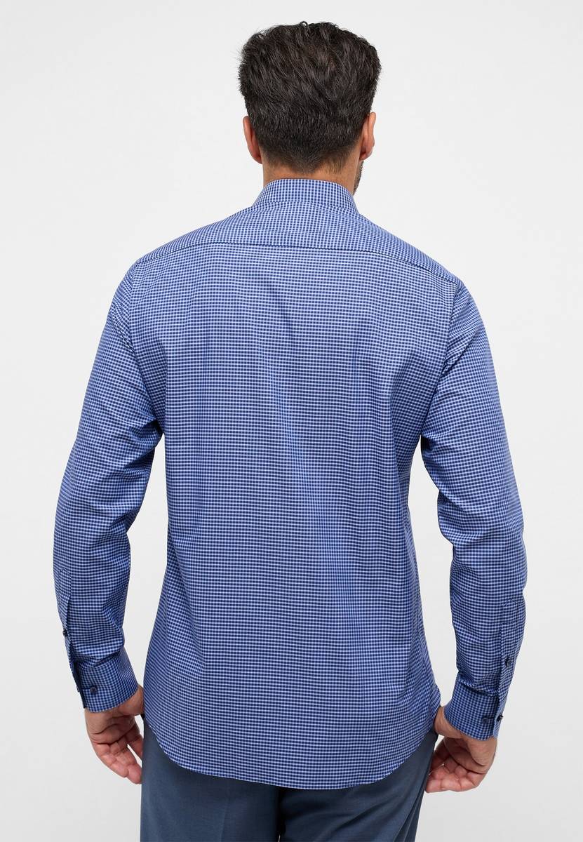 Eterna Camicia eterna a quadretti azzurro modern fit Negozi Online