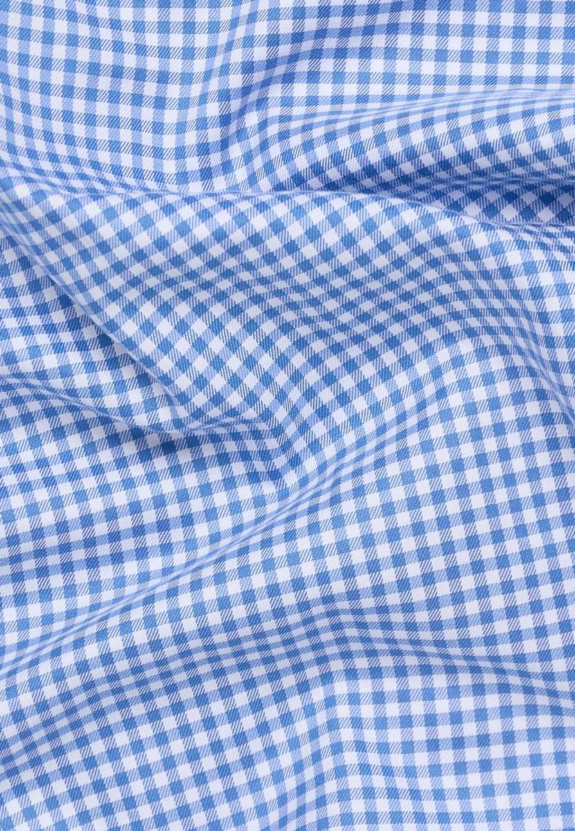 Eterna Camicia a quadretti azzurro eterna modern fit collo button-down Online