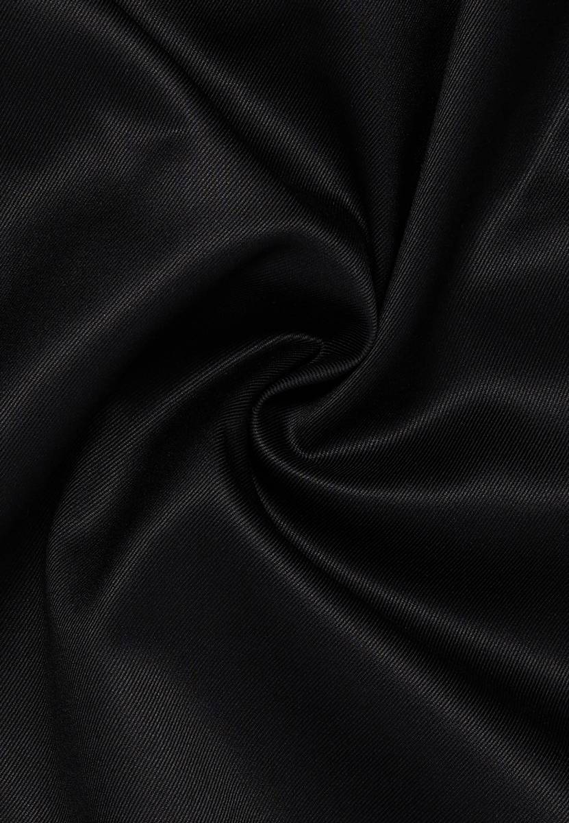 Eterna Camicia nera eterna slim fit in cotone twill no stiro Vendite Flash