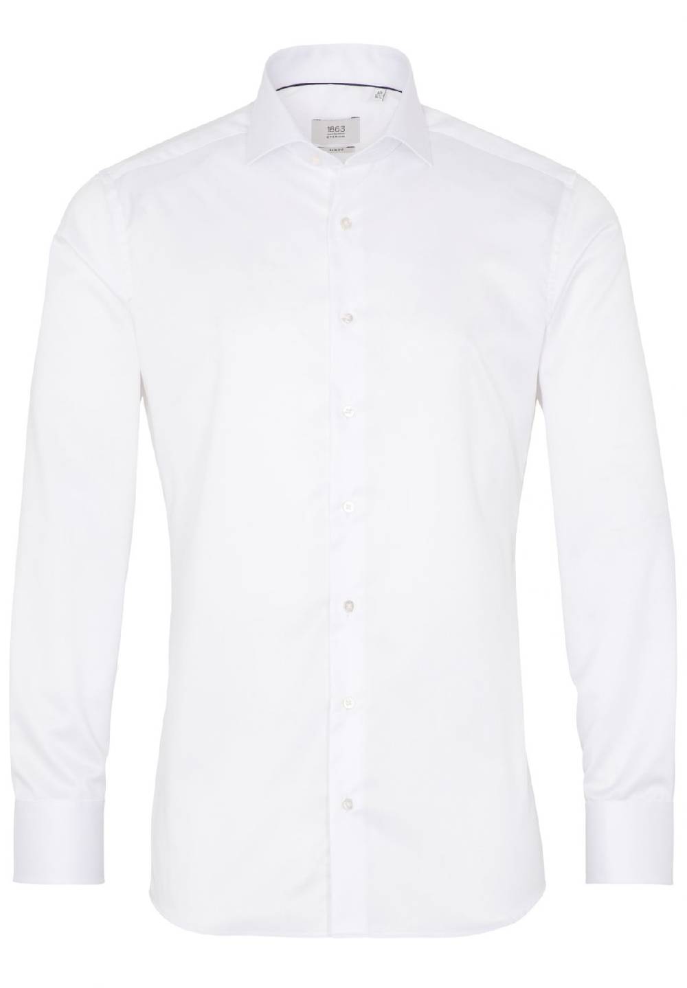 Eterna Camicia bianca eterna slim fit in cotone twill no stiro Nuova