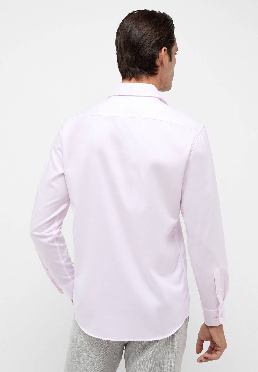 Eterna Camicia rosa eterna modern fit in cotone twill no stiro Negozio online di fabbrica