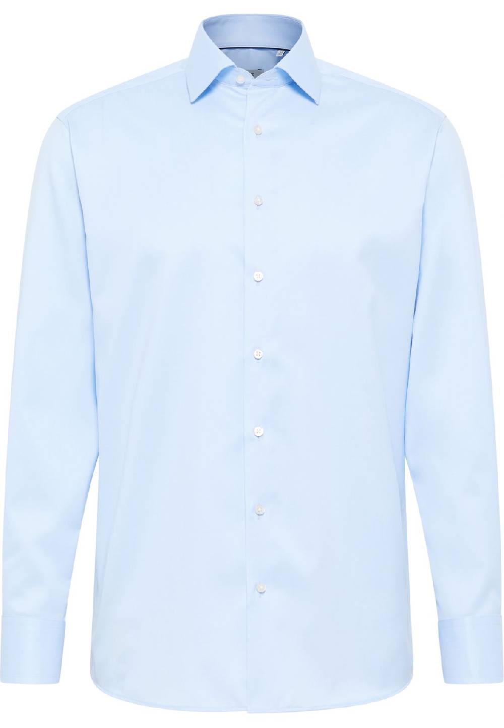 Eterna Camicia celeste eterna modern fit in cotone twill no stiro Prezzo di fabbrica