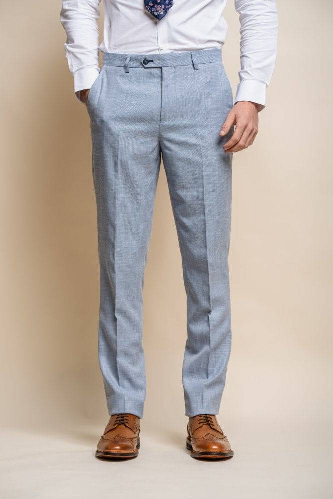 House of Cavani Abito azzurro chiaro house of cavani semi foderato stretch modern fit Comprare a buon mercato
