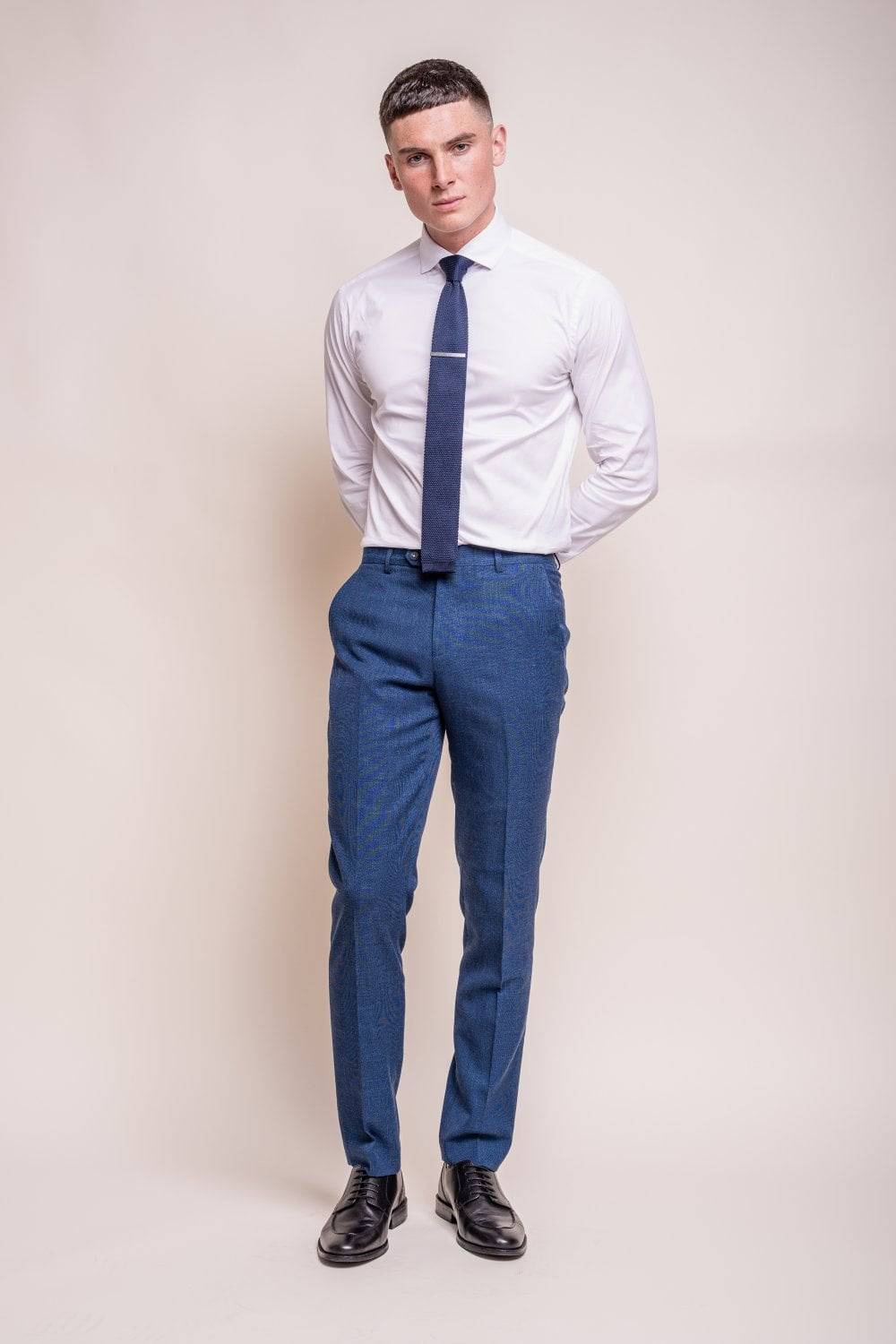 House of Cavani Abito blu house of cavani semi foderato stretch modern fit Grande vendita