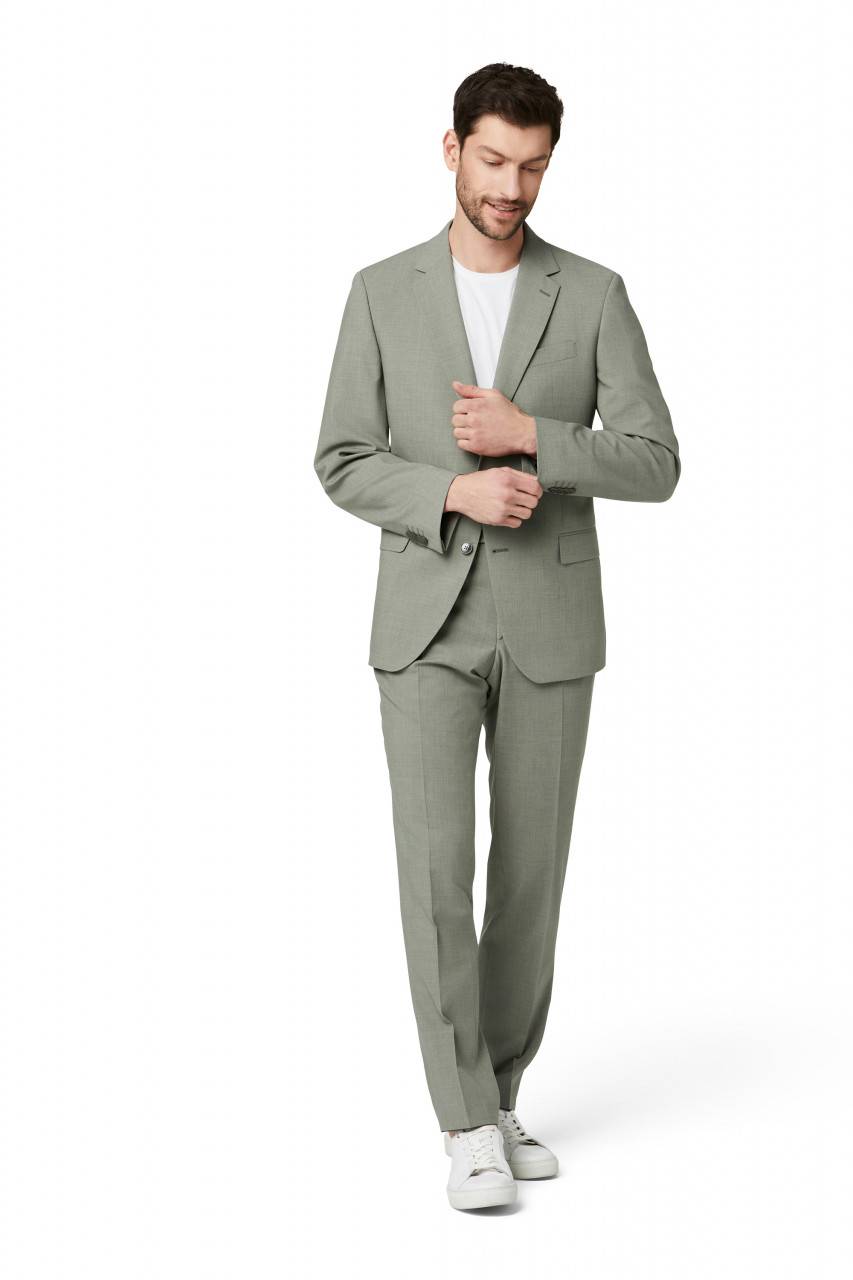 Digel Abito verde salvia digel lana stretch drop sei modern fit Offerta esclusiva
