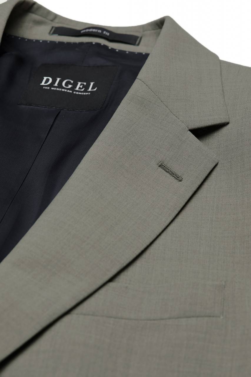 Digel Abito verde salvia digel lana stretch drop sei modern fit Offerta esclusiva