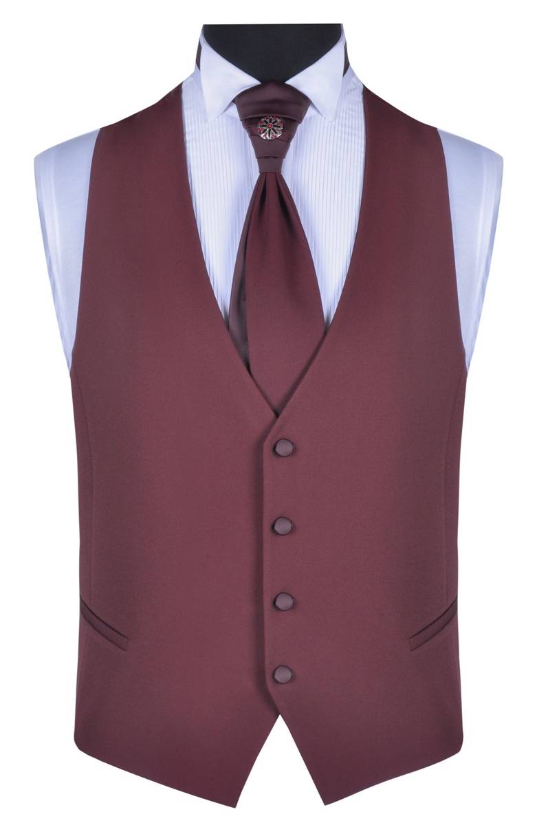 Baggi Abito da sposo baggi cerimonia borgogna slim fit Offerta per la Festa della Mamma