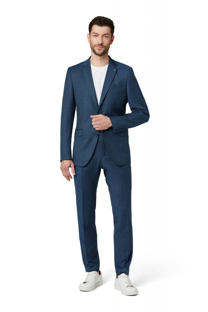 Digel Abito bluette slim fit digel lana stretch zignone Offerta San Valentino