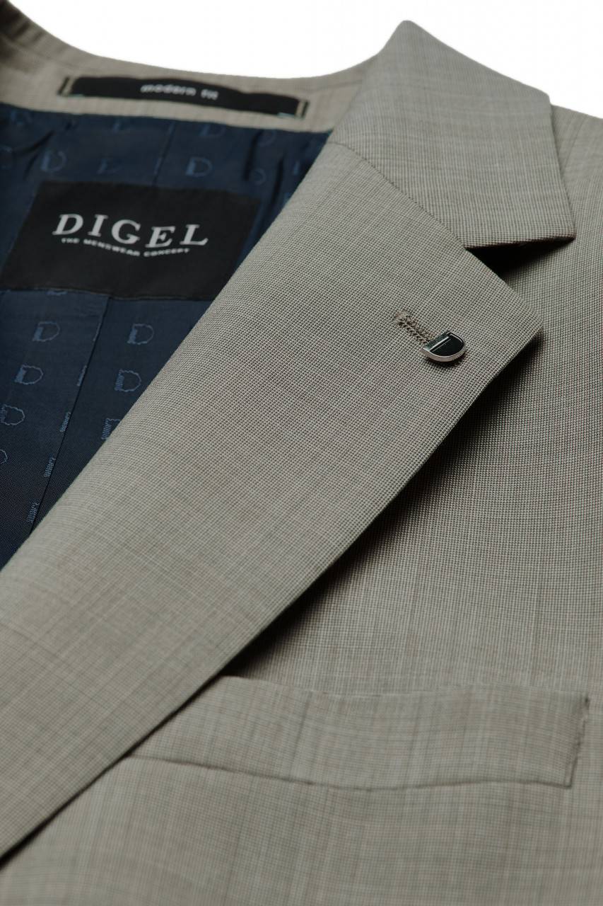 Digel Abito verde chiaro digel lana stretch marzotto drop sei modern fit Vendita calda