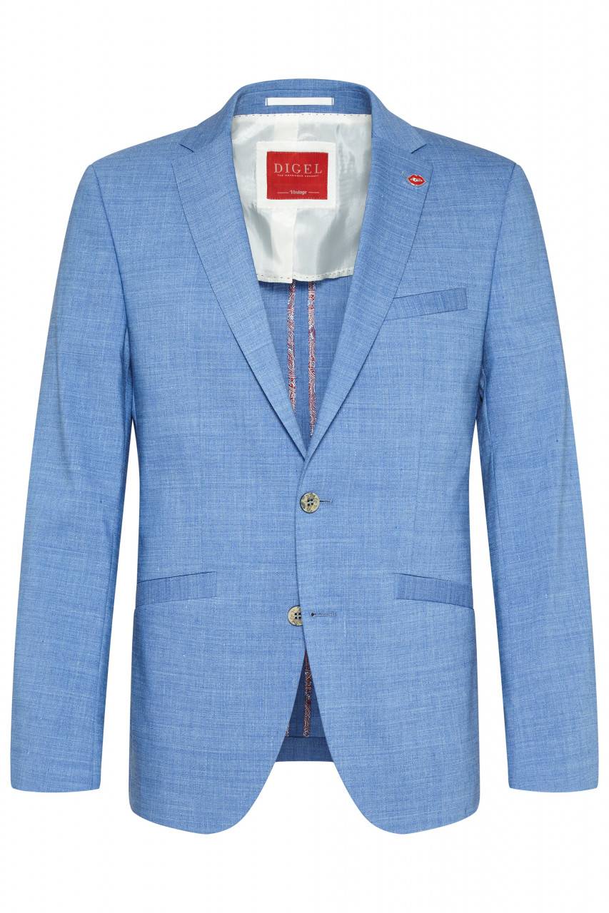 Digel Abito digel slim fit azzurro sfoderato in misto lino Latest fashion