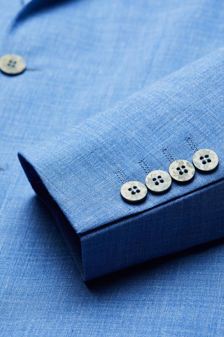 Digel Abito digel slim fit azzurro sfoderato in misto lino Latest fashion