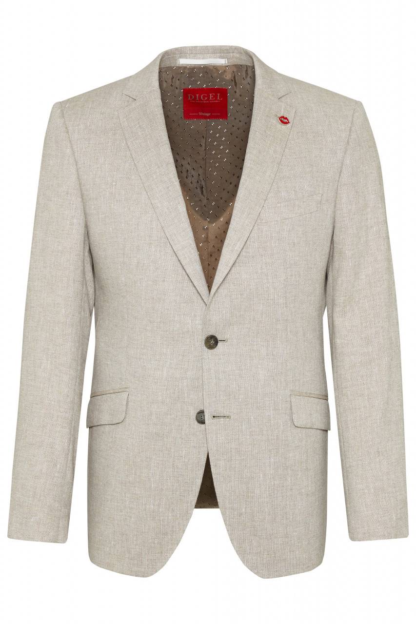 Digel Abito digel stile vintage slim fit beige in misto lino Online Outlet