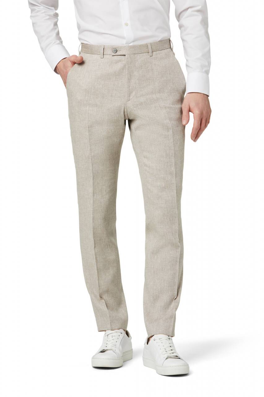 Digel Abito digel stile vintage slim fit beige in misto lino Online Outlet