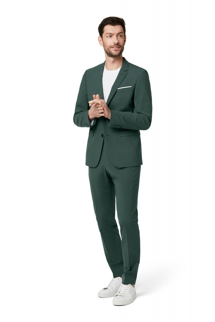 Digel Abito slim fit digel verde misto lana bi-stretch Offerte esclusive