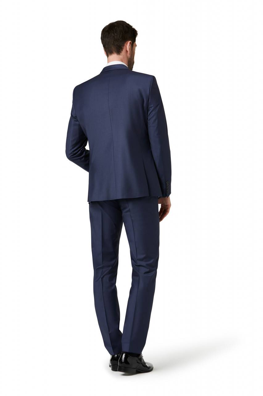 Digel Abito slim fit elegante digel blu marine con gilet Lightning offer