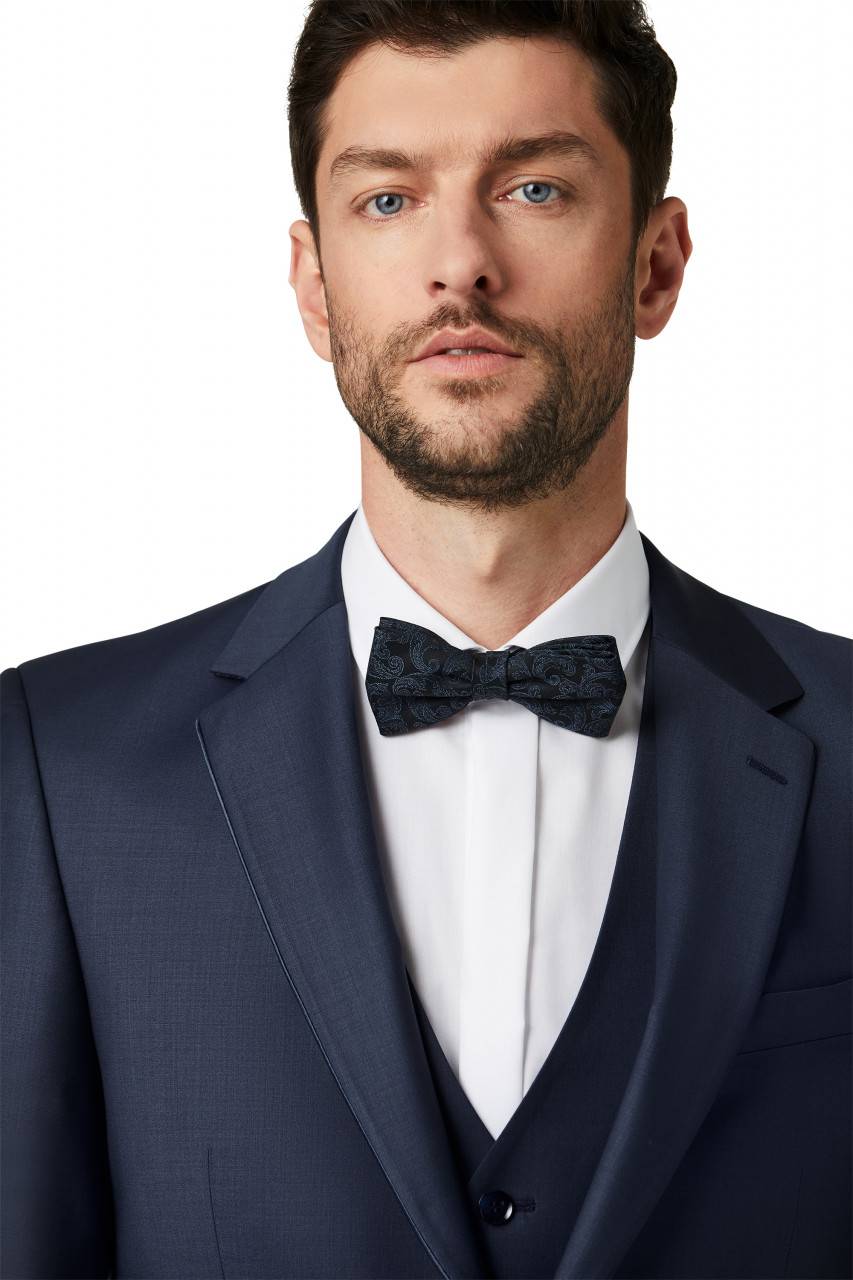 Digel Abito elegante digel blu marine con panciotto drop quattro corto Nuovi prodotti