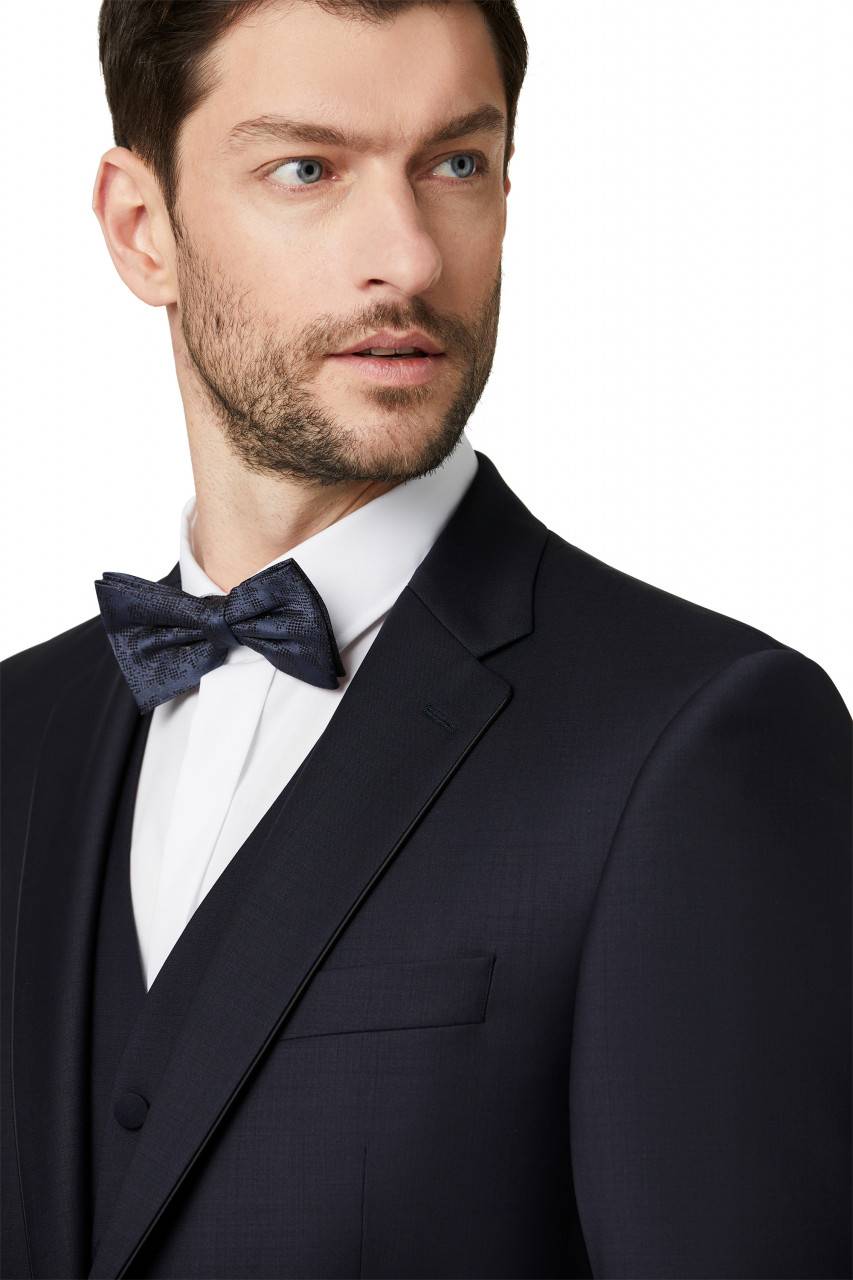 Digel Abito elegante digel blu scuro con panciotto drop quattro corto Bestseller
